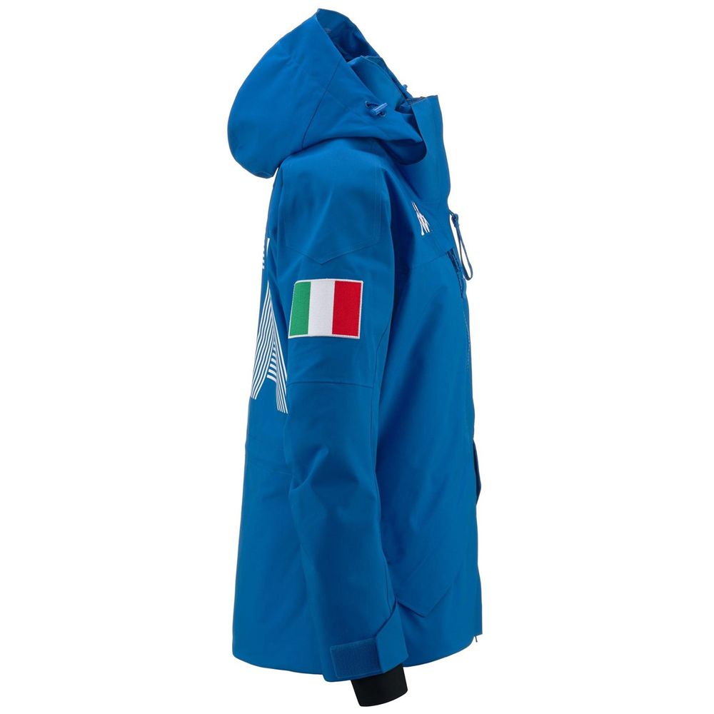 Women Kappa 6 Cento 604f Ita Jacket Blue | YA6749082