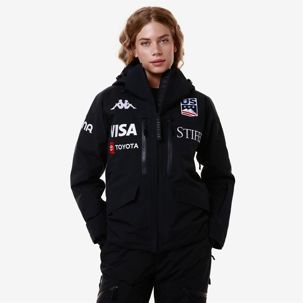 Women Kappa 6 Cento 604f Us Jacket Navy | HZ0938564