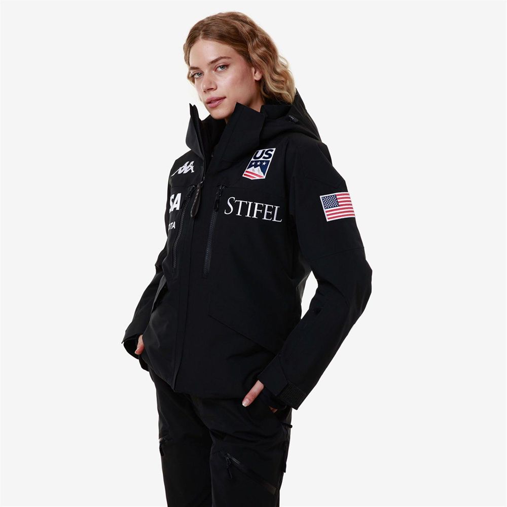 Women Kappa 6 Cento 604f Us Jacket Navy | HZ0938564