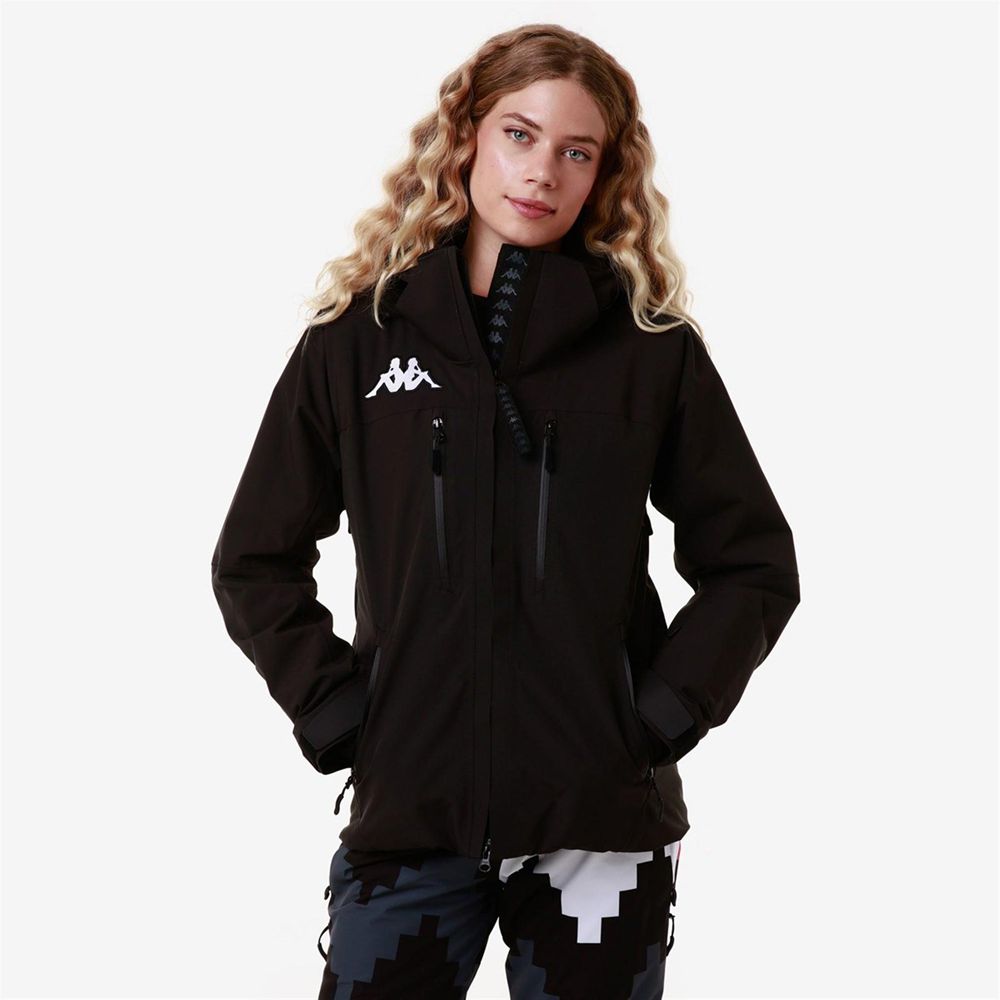 Women Kappa 6 Cento 610 Jacket Black | QN3841956