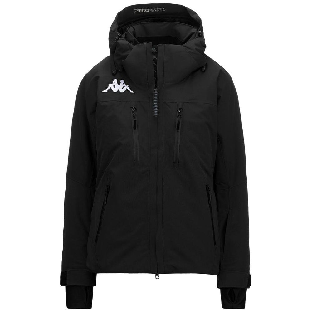 Women Kappa 6 Cento 612p Jacket Black | EK6394125