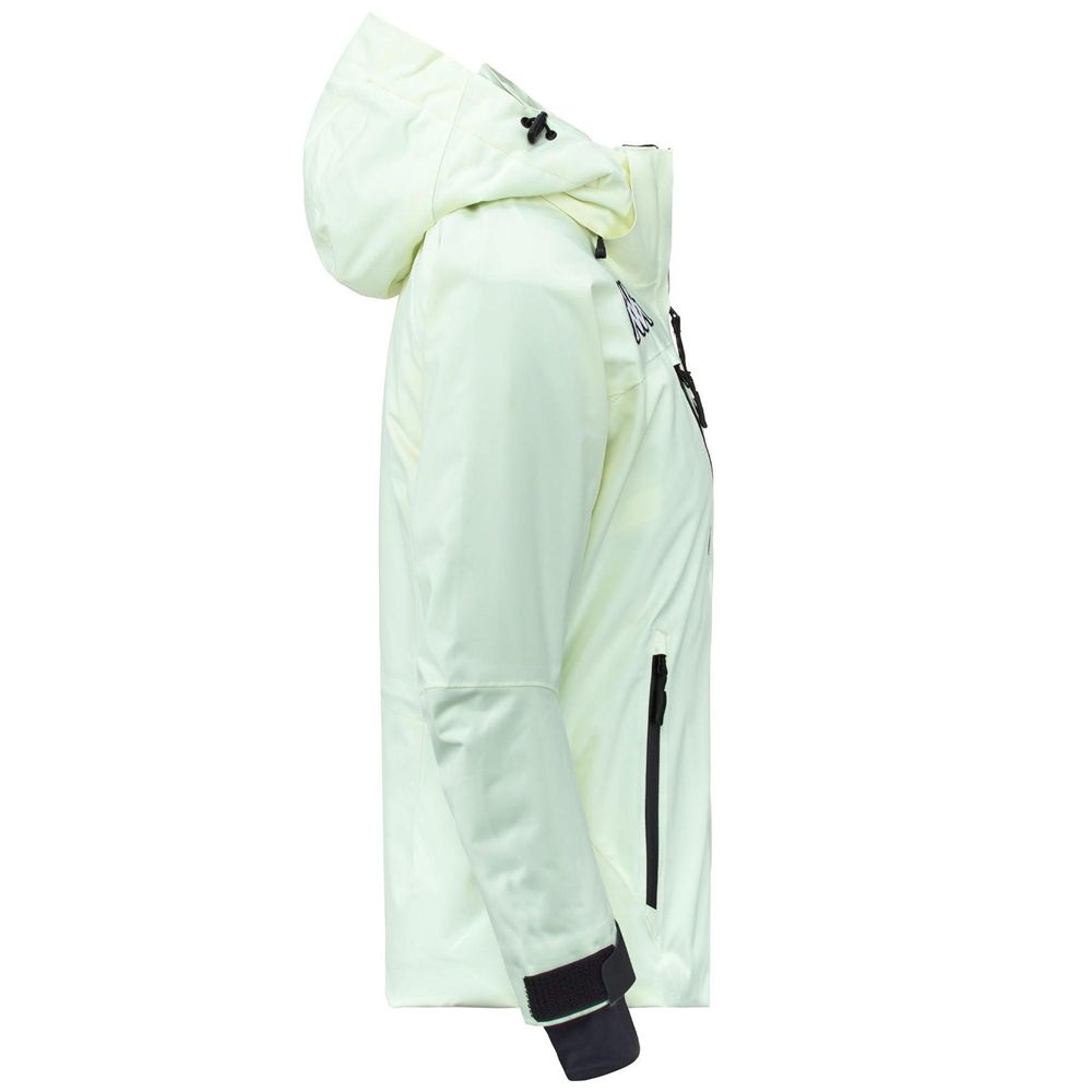 Women Kappa 6 Cento 612p Jacket White | YS7021586