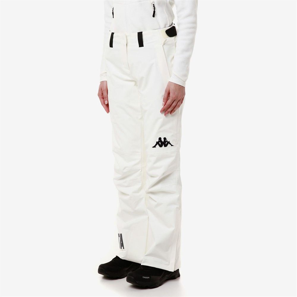 Women Kappa 6 Cento 665 Ita Pants White | AX3061847