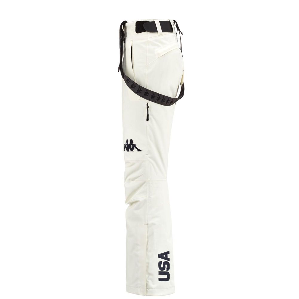 Women Kappa 6 Cento 665g Us Pants White | XZ8147032