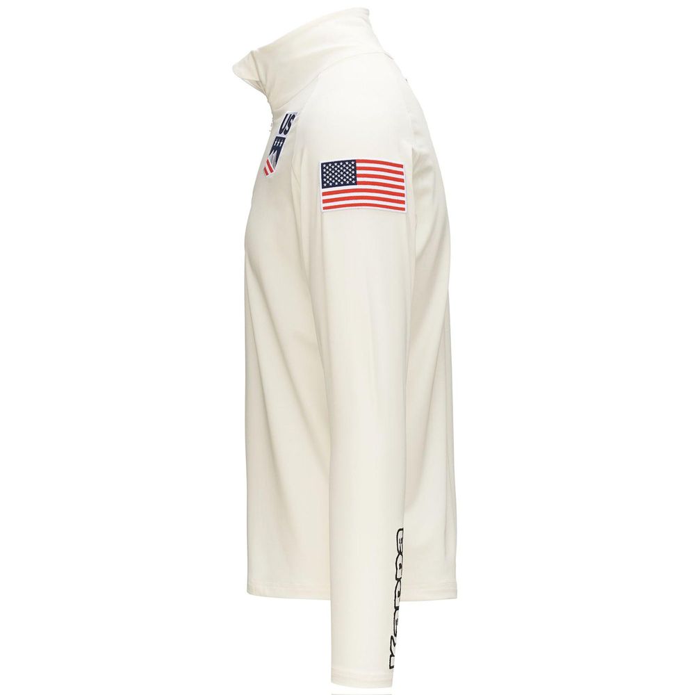 Women Kappa 6 Cento 687bk Us Jacket White | CZ2064983