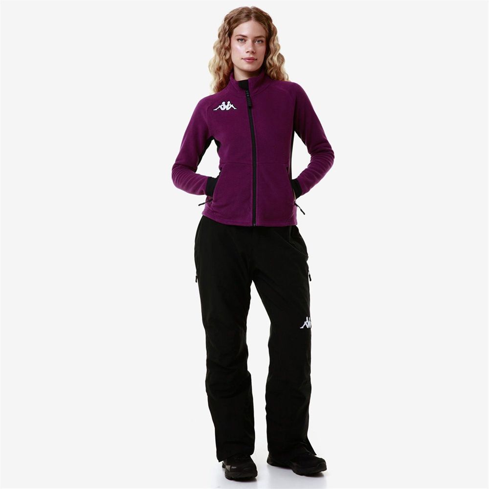 Women Kappa 6 Cento 687fz Jacket Purple | KH4962038