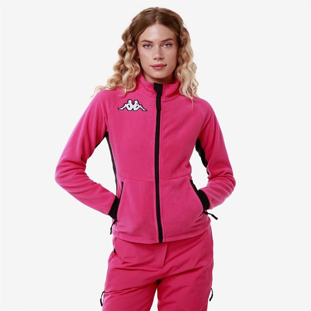 Women Kappa 6 Cento 688n Jacket Pink | EL5612083