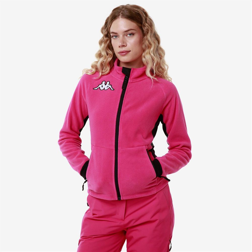 Women Kappa 6 Cento 688n Jacket Pink | EL5612083