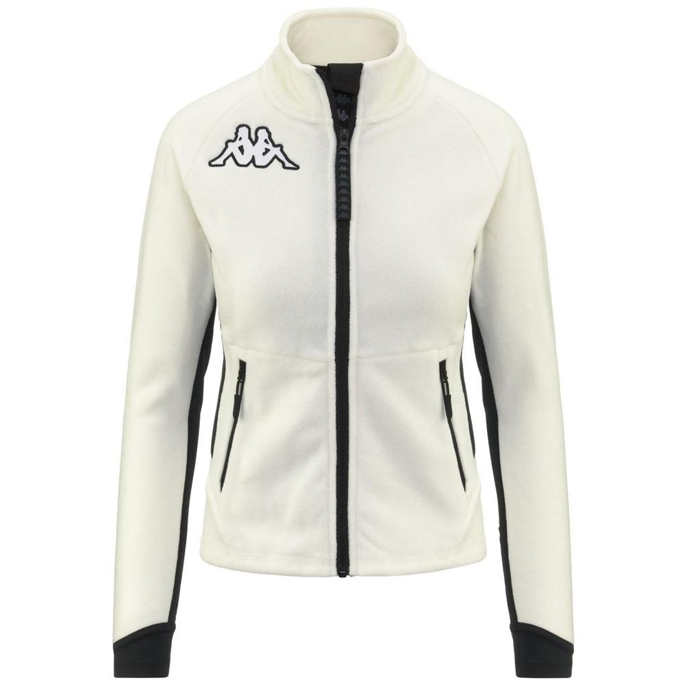 Women Kappa 6 Cento 688n Jacket White | JQ5079428