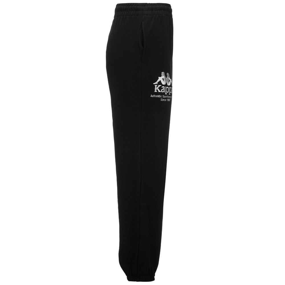 Women Kappa Authentic Galat Organic Pants Black | RK5640923