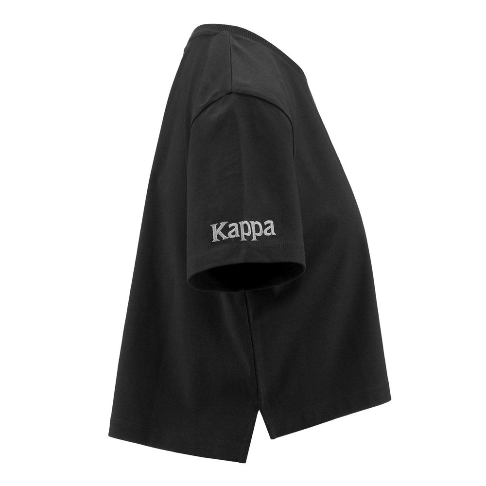 Women Kappa Authentic Ghigax T-Shirt Black | DM7986243