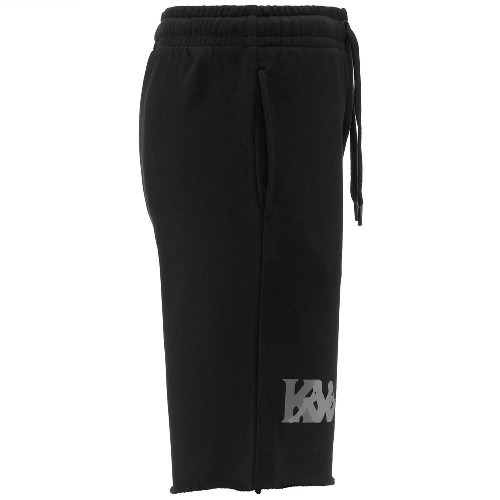 Women Kappa Authentic Pakys Shorts Black | JR2134058