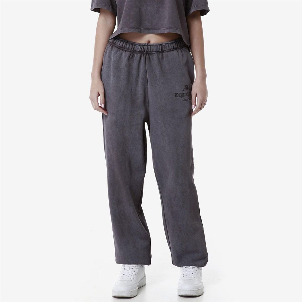 Women Kappa Authentic Premium Lice Pants Grey | PQ9126870