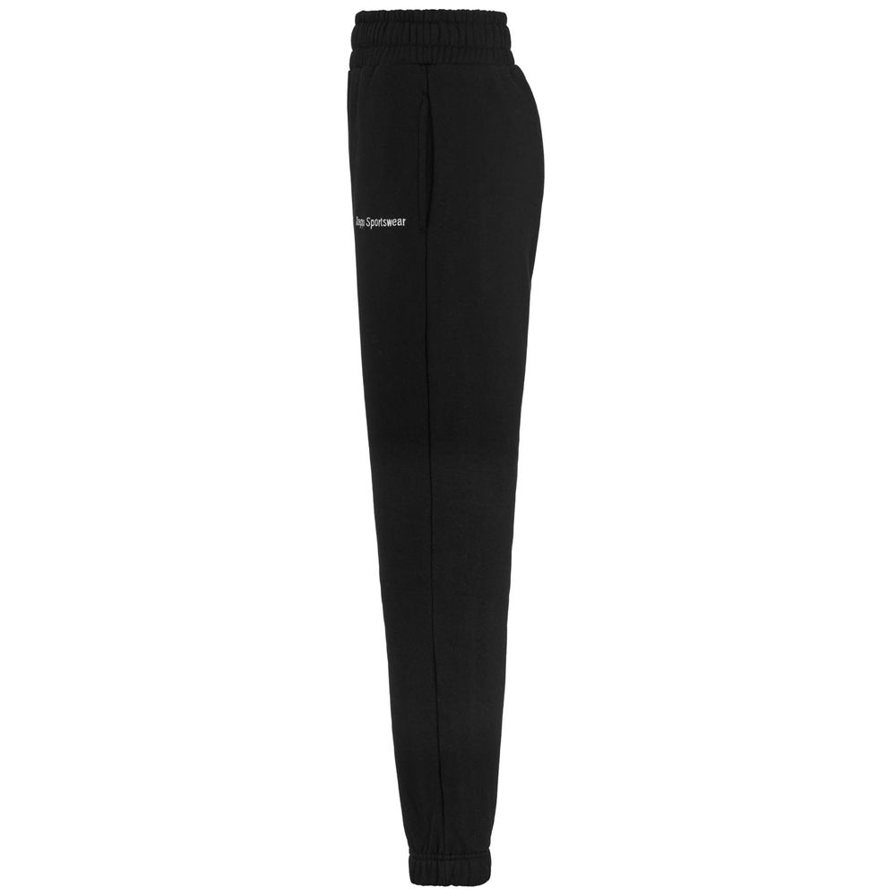 Women Kappa Authentic Veghy Pants Black | XW4629508