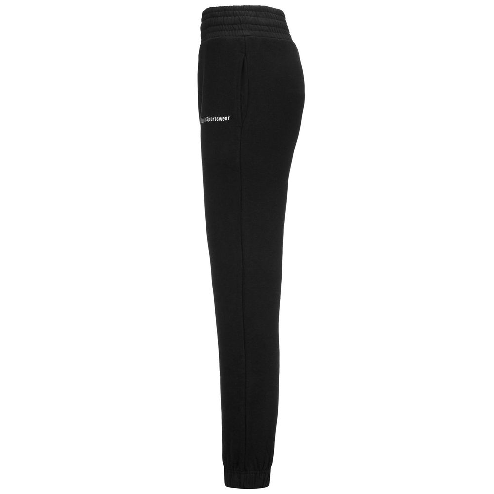 Women Kappa Authentic Veghy Pants Black | KS4651789