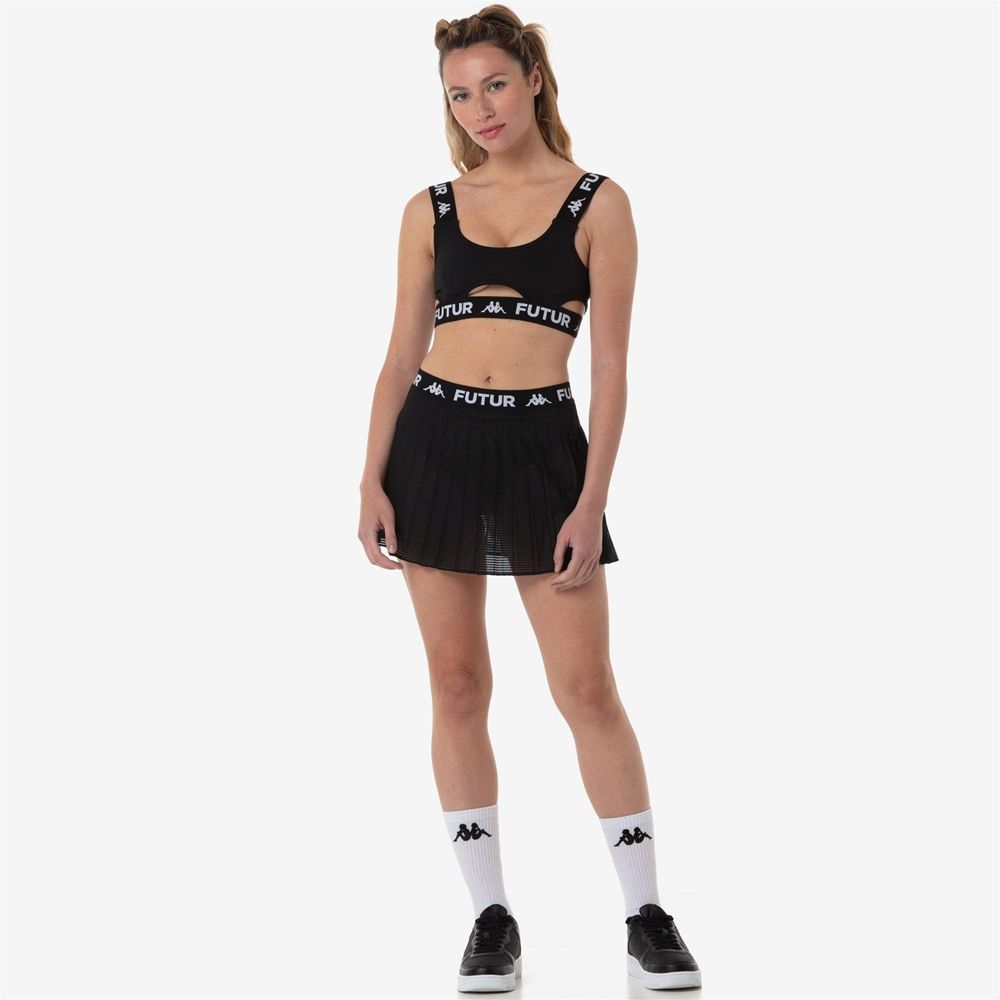 Women Kappa Authentic Venus Kff Skirts Black | UV0431526