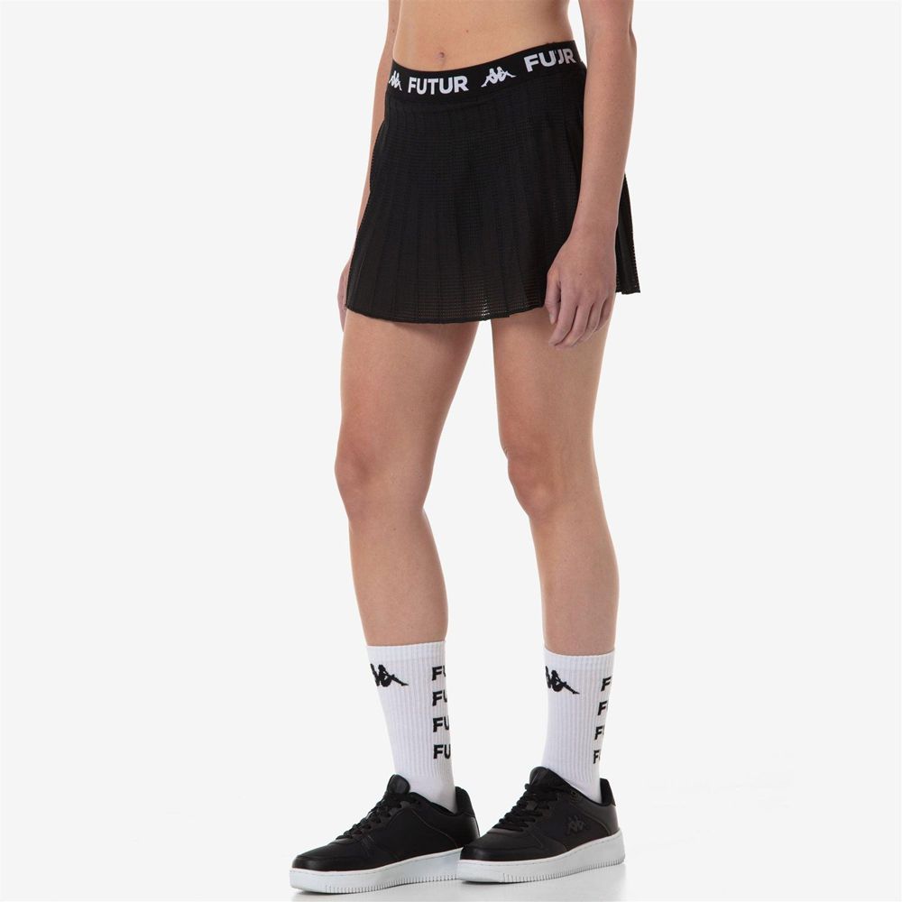 Women Kappa Authentic Venus Kff Skirts Black | UV0431526