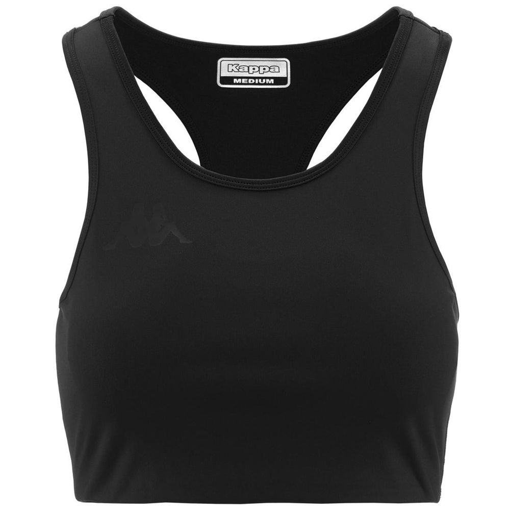 Women Kappa Ecir Jersey Black | ZP8746903