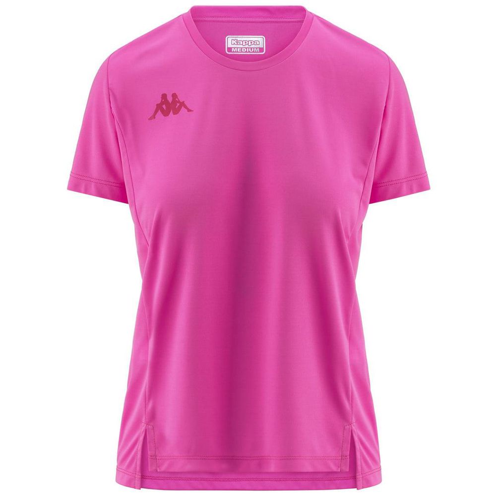 Women Kappa Eria T-Shirt Pink | GN8540372