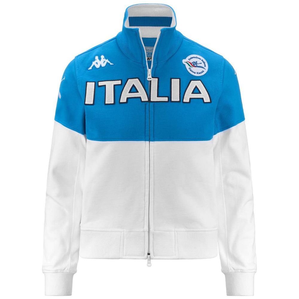 Women Kappa Eroi Jkt Lady Italia Fick Jacket White | BG2467915