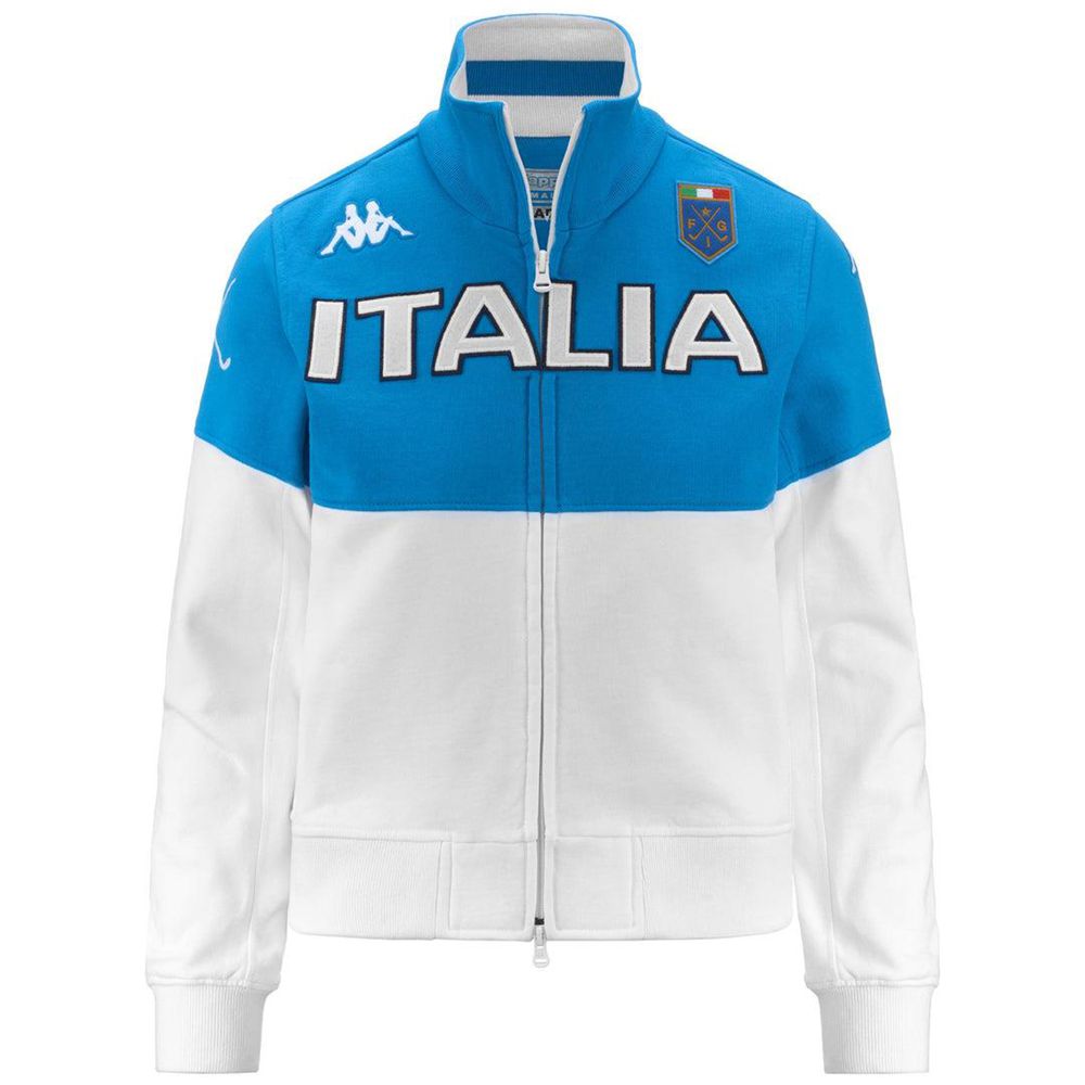 Women Kappa Eroi Jkt Lady Italia Fig Jacket White | GW0687139