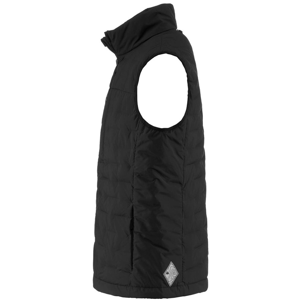 Women Kappa Hyrovest Jacket Black | TS9178654