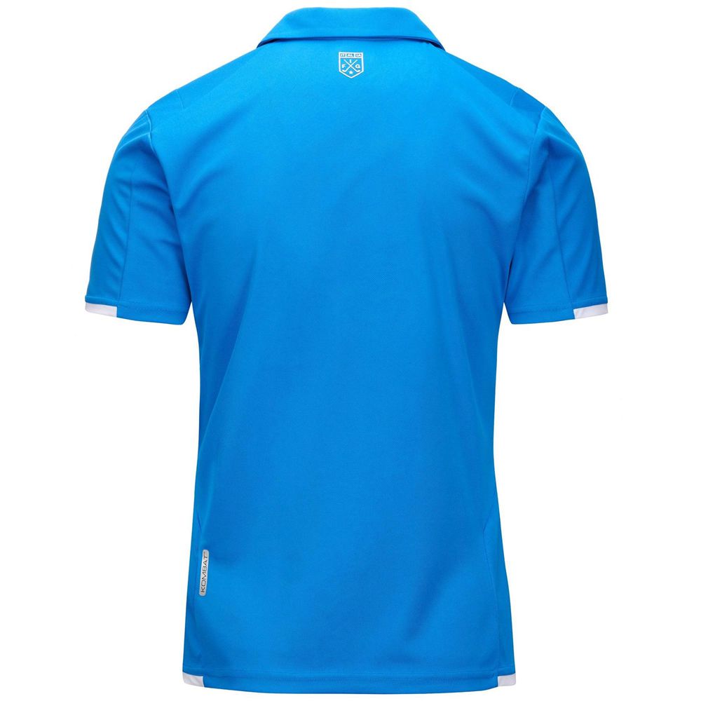 Women Kappa Kombat Abiacy Open Italia Jersey Blue | EH6425718