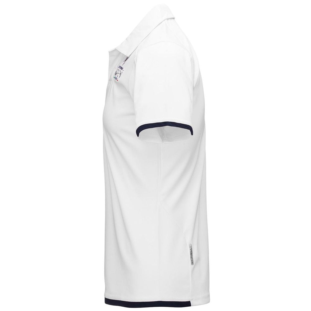 Women Kappa Kombat Abiacy Open Italia Jersey White | IA5219837