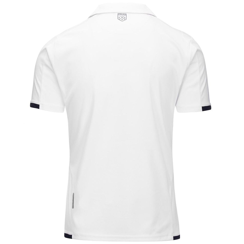 Women Kappa Kombat Abiacy Open Italia Jersey White | IA5219837