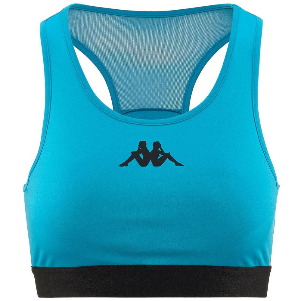 Women Kappa Kombat Dare Jersey Blue | WL6813297