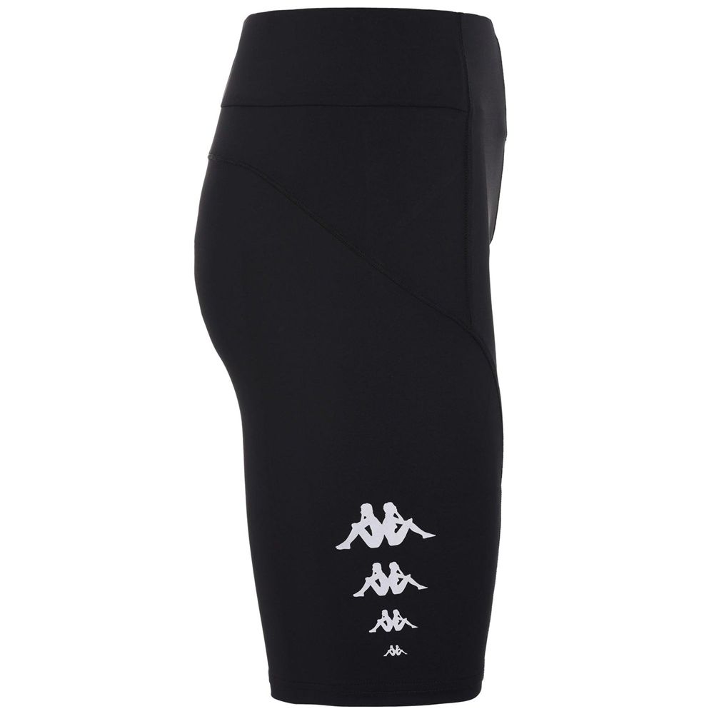 Women Kappa Kombat Emina Shorts Black | JD4672389