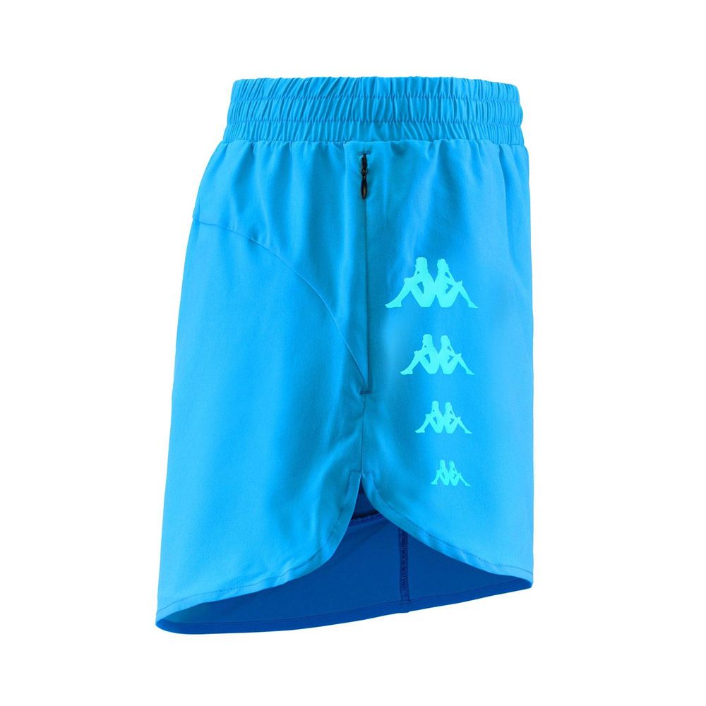 Women Kappa Kombat Erbof Shorts Blue | BE1958462