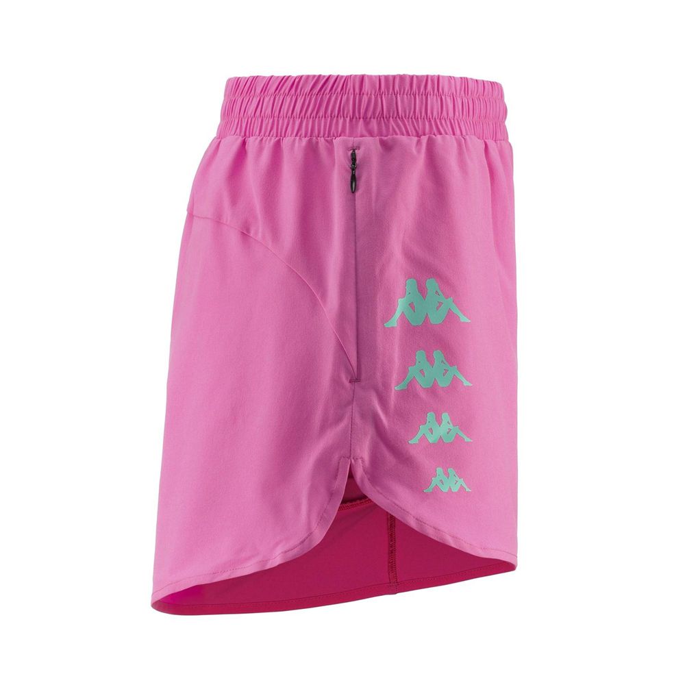 Women Kappa Kombat Erbof Shorts Pink | OF6295138