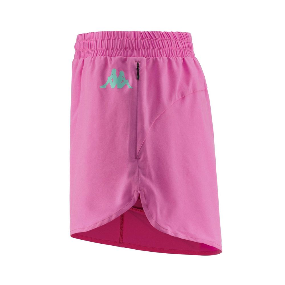 Women Kappa Kombat Erbof Shorts Pink | OF6295138