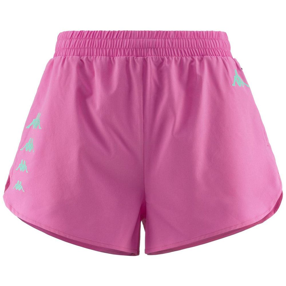 Women Kappa Kombat Erbof Shorts Pink | OF6295138