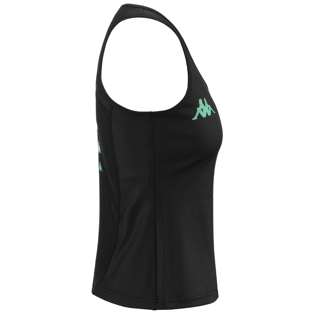 Women Kappa Kombat Eric Jersey Black | VG2170345