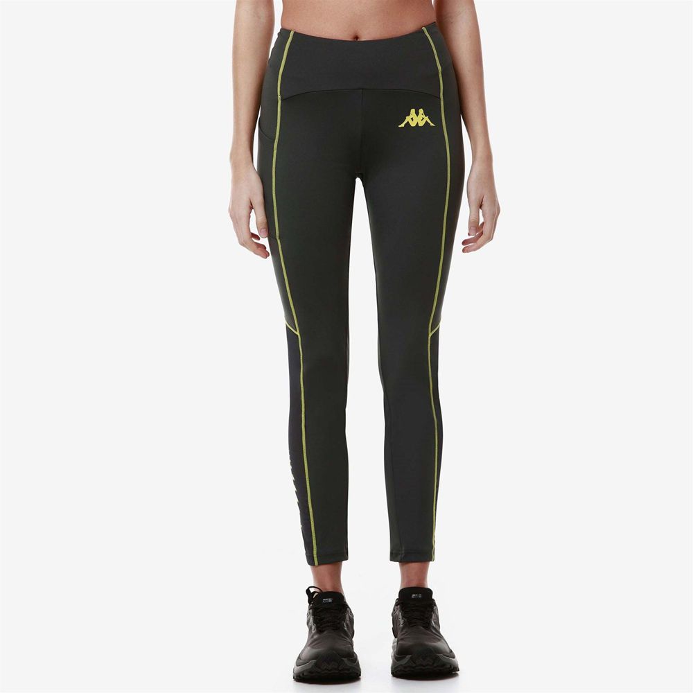 Women Kappa Kombat Fema Pants Grey | QA5798132