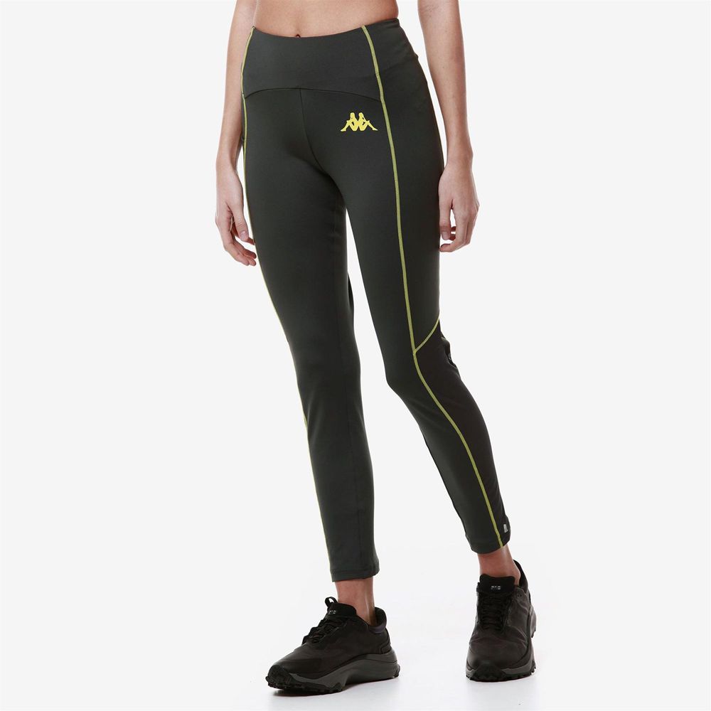 Women Kappa Kombat Fema Pants Grey | QA5798132