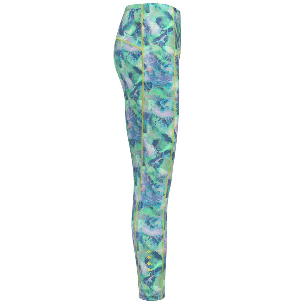 Women Kappa Kombat Fisia Pants Green | GE1984637