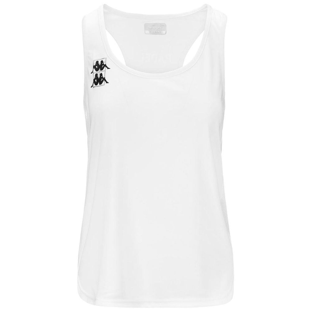 Women Kappa Kombat Padel Dita Jersey White | KA0637524