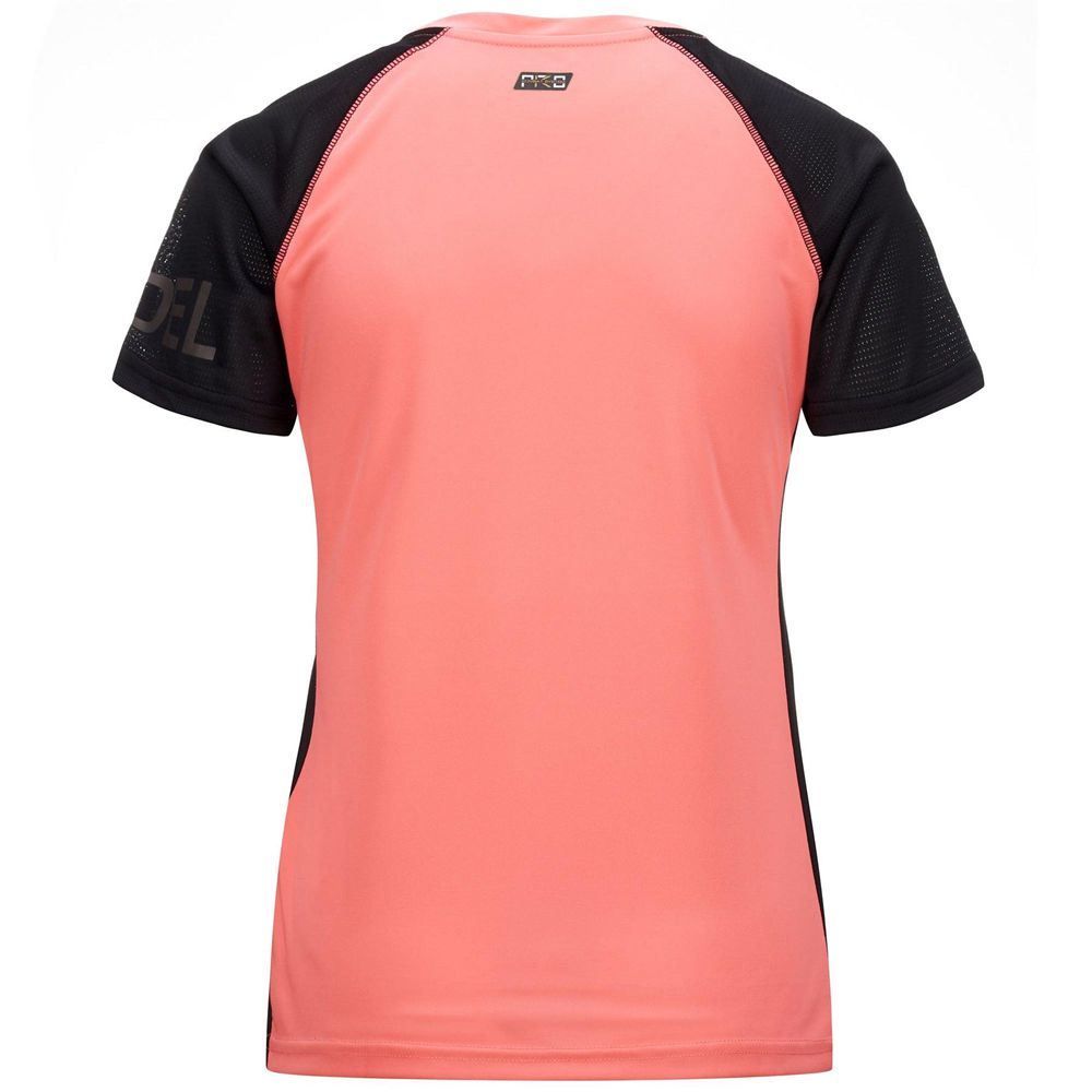 Women Kappa Kombat Padel Edestis Jersey Pink | OM2396107