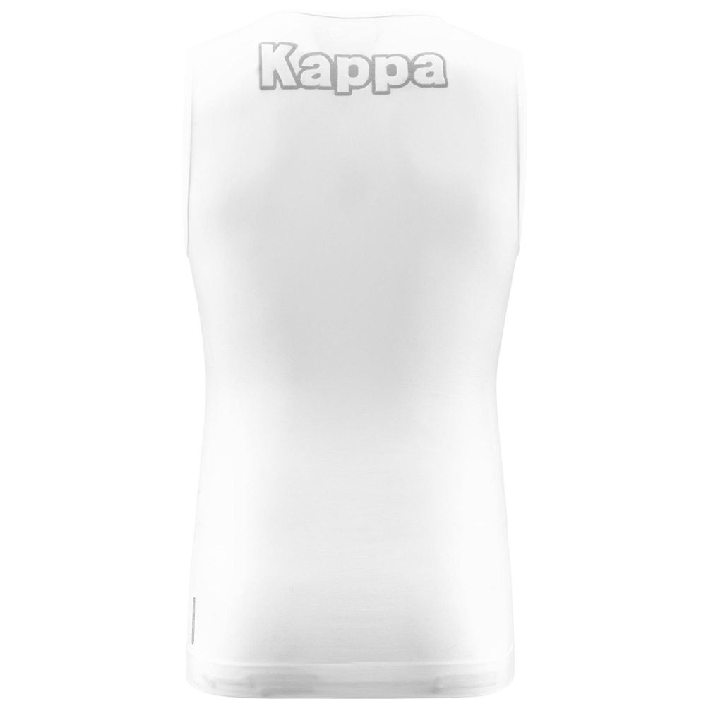 Women Kappa Kombat Skin Bankv Tank Top White | GK8126379