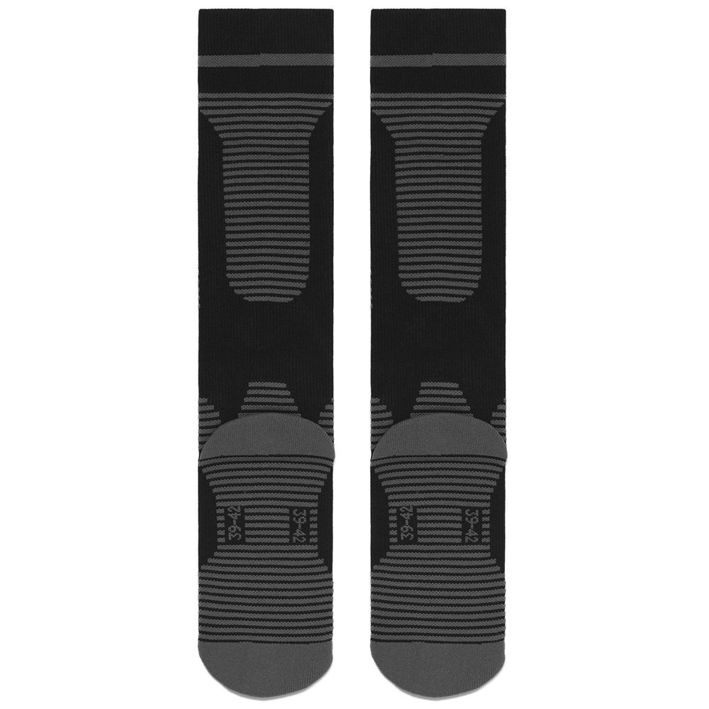 Women Kappa Kombat Soski Socks Black | JG7063482