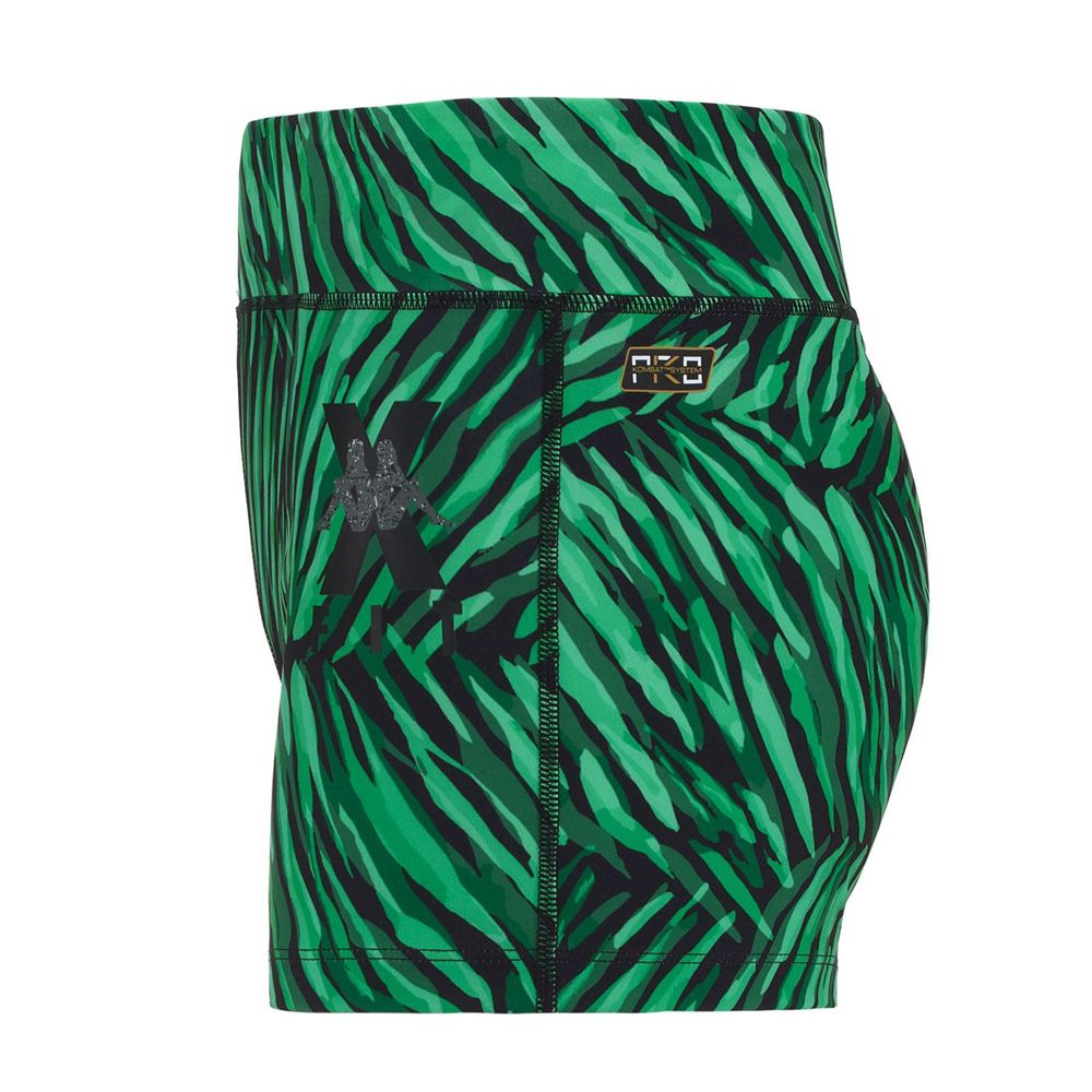 Women Kappa Kombat Wkt Efrivola Shorts Green | RQ7096421