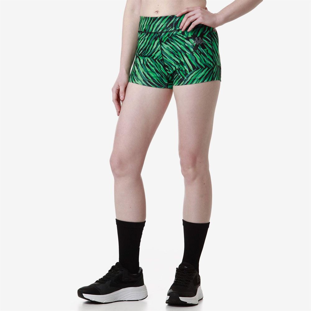 Women Kappa Kombat Wkt Efrivola Shorts Green | RQ7096421