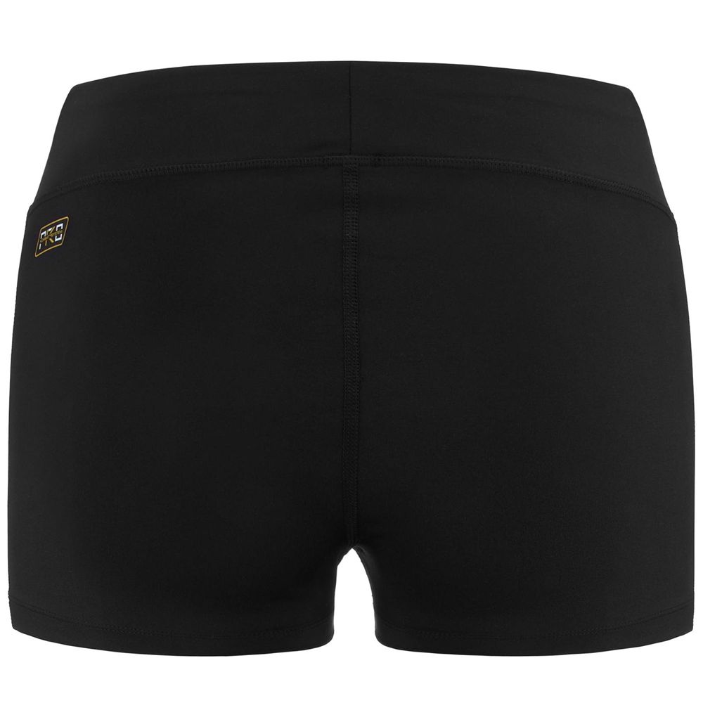 Women Kappa Kombat Wkt Escame Shorts Black | HL5637082