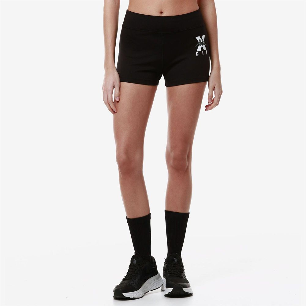 Women Kappa Kombat Wkt Escame Shorts Black | HL5637082