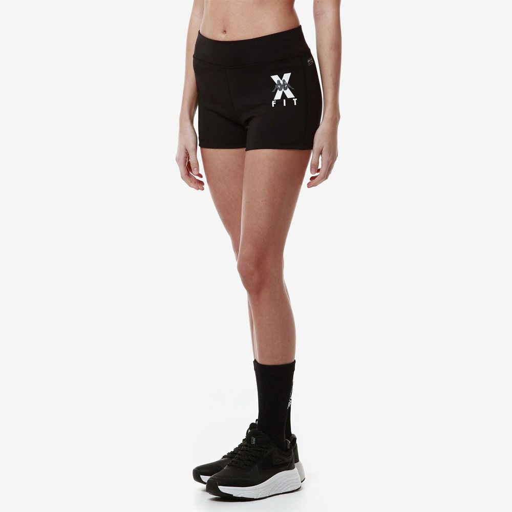 Women Kappa Kombat Wkt Escame Shorts Black | HL5637082