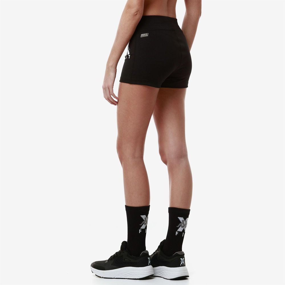 Women Kappa Kombat Wkt Escame Shorts Black | HL5637082