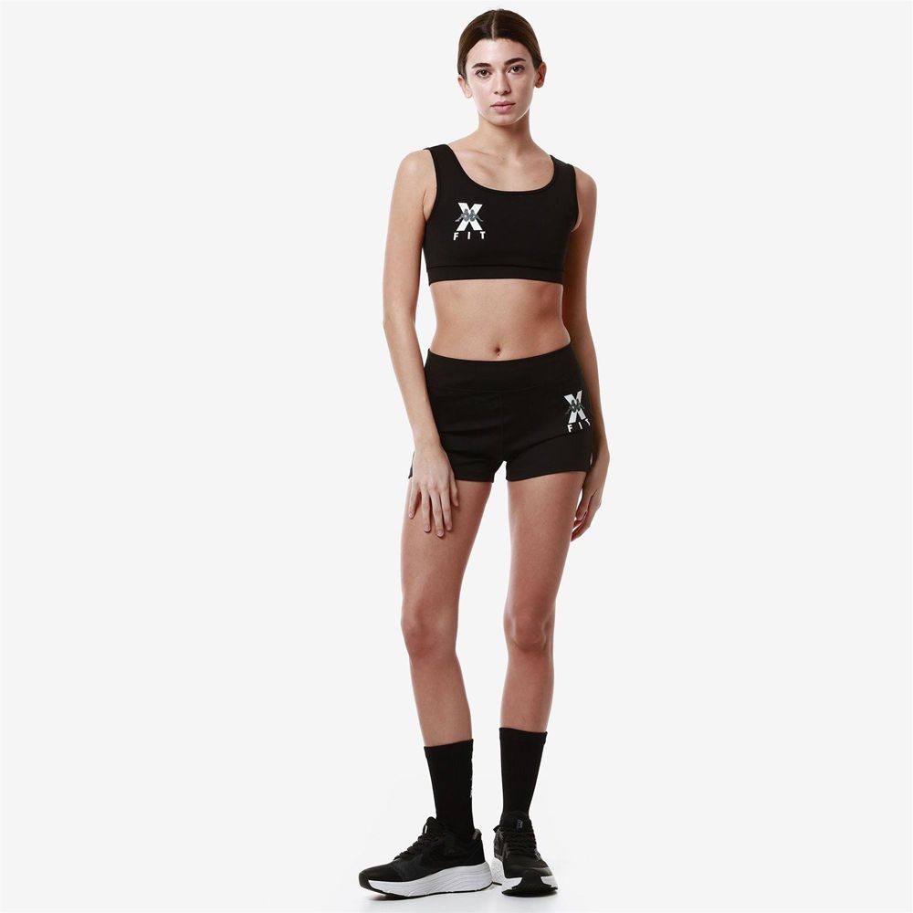 Women Kappa Kombat Wkt Escame Shorts Black | HL5637082